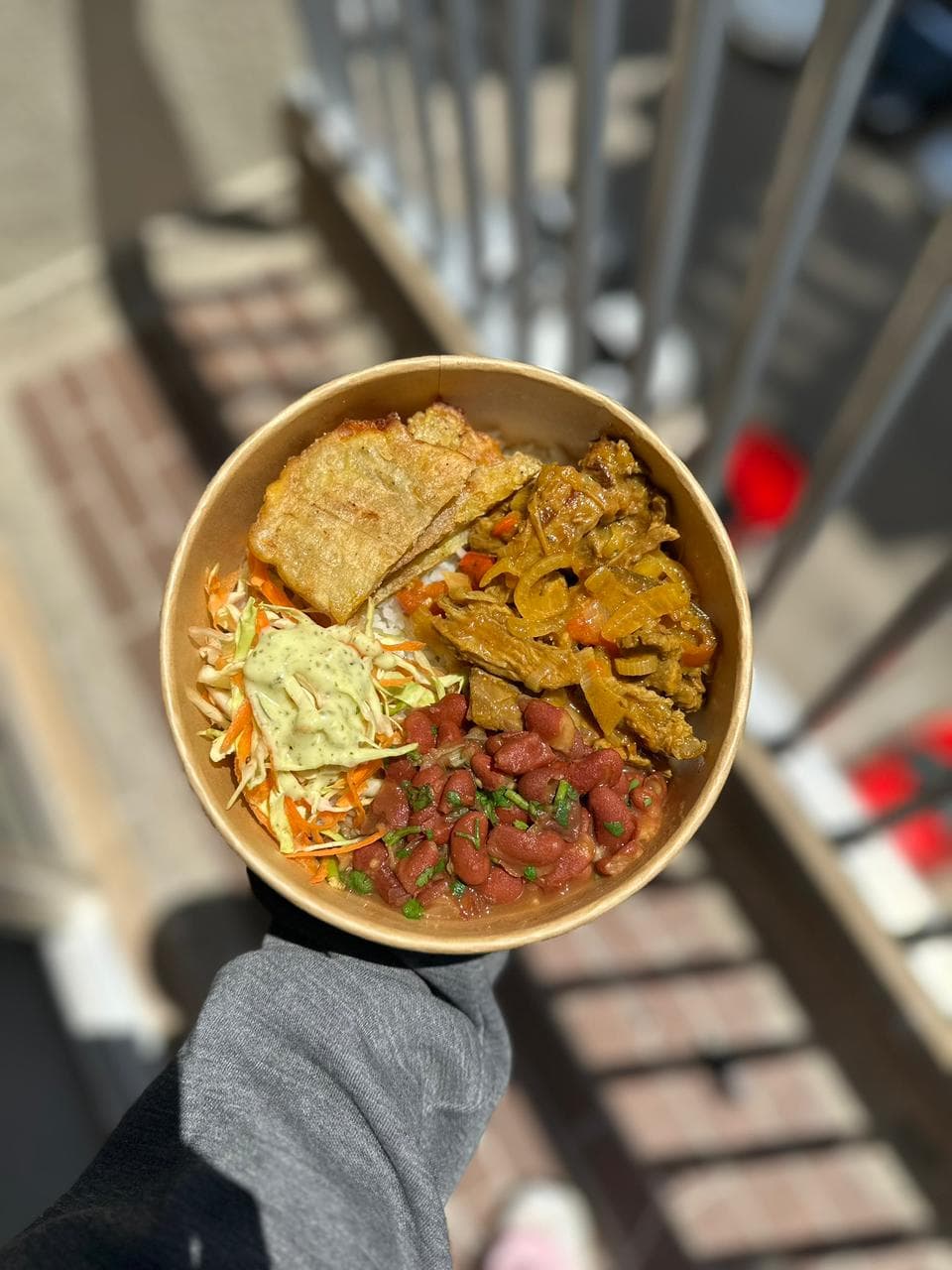 Bowl de carne en bistec